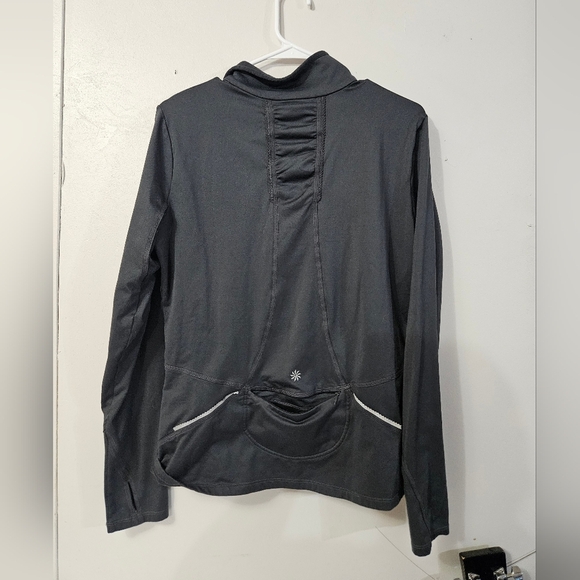 Athleta Quarter Zip Gray Pull Over! - Picture 5 of 7